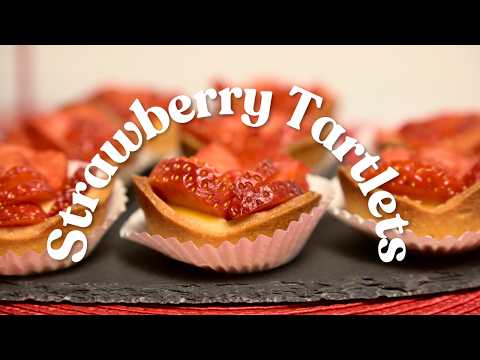 How to Make Strawberry Rose Tartlets | Valentine’s Day Dessert