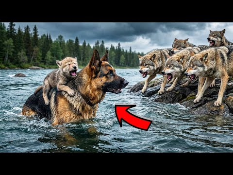 Овчарка спасла волчонка. Но На берегу её уже ждала РАЗЪЯРЁННАЯ стая!