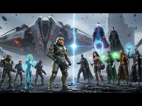 What If The Halo Ship UNSC Infinity (INF-101) With Master Chief Entered DC Universe?