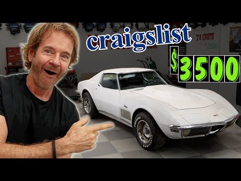 I bought a classic Corvette for only $3500.