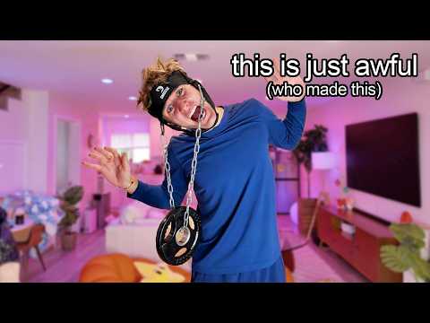 Trying The Dumbest WORKOUT EQUIPMENT So You Don’t Have To