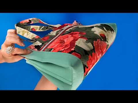 ⭐ An Easy Way to SEW a DIY Stylish Zipper Handbag. Sewing Tips and Tricks (Part #150)
