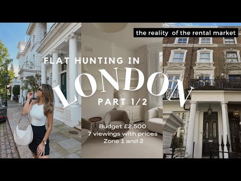 Apartment hunting in London Part 1/2 | 7 viewings | £2,500 ($3,150) budget