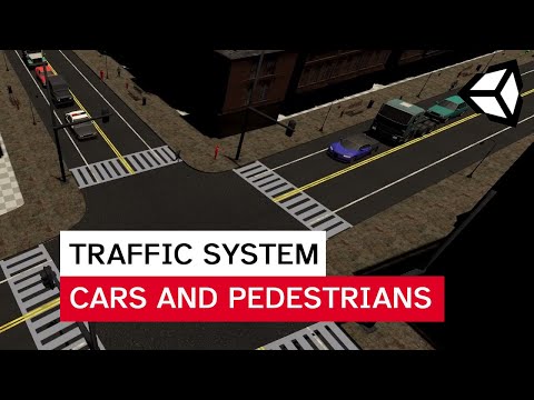 Create a City with traffic and pedestrians in minutes | #Unity #GameDev #Tutorial