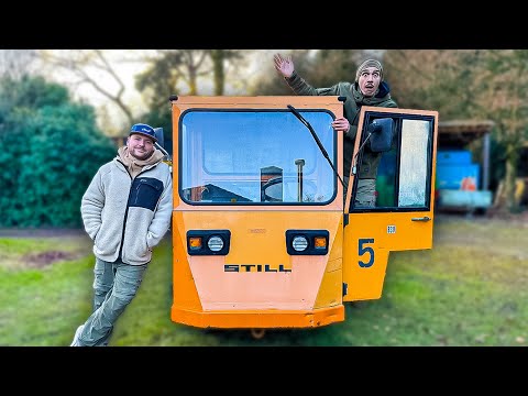 Mein ELEKTRO-LKW aus 1990! - Fahrzeug-Test mit SURVIVAL MATTIN | Live of Brian