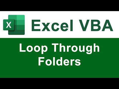 Loop Through All Files in a Folder Using VBA/Macros in Excel