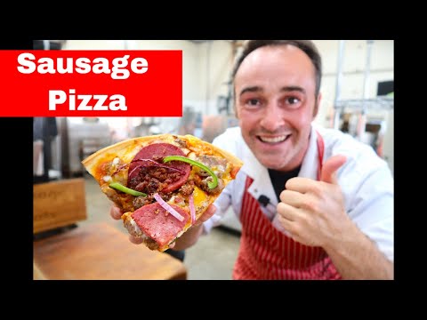 Popular sausage Dishes, Homemade Pizza.