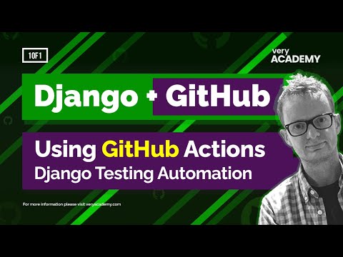 Django automated testing with GitHub Actions
