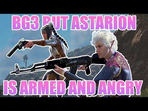 Baldur's Gate 3, but I gave Astarion a Gun