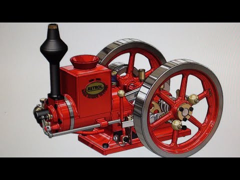 RETROL HIT MISS ENGINE MODEL enginediyshop #973 tubalcain