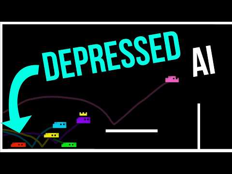 I Made AI Slimes Race... Then Gave Them Emotions.