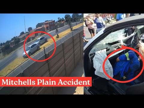 HORROR Crash in Mitchells Plain: BMW Smashes Into 4 Cars & Pedestrian Torn Apart on Eisleben Road