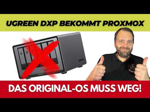 Installing Proxmox on a Ugreen NAS 🚀💾 – Remove stock OS, install Homelab
