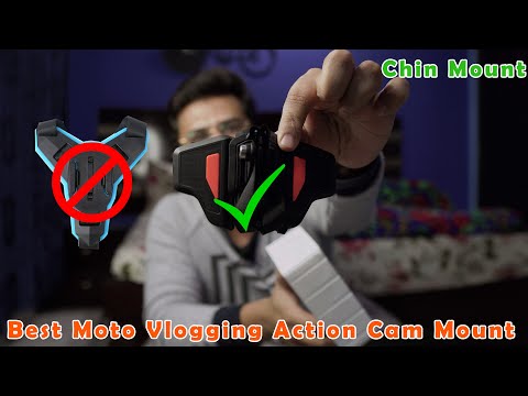 Best Moto Vloging Helmet Mount || Chin Mount for moto Vlogger || Telesin New Chin Mount for GoPro