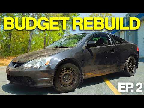 Restoring An Abandoned Acura RSX On A Budget!! EP. 2