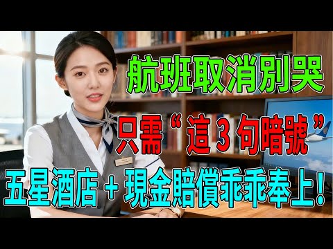 航空公司最怕你懂這個！航班取消別哭，只需對地勤說出“這3句暗號”，五星酒店+現金賠償乖乖奉上！#護照過期 #護照有效期 #機場拒載 #出國旅遊攻略 #護照六個月規則 #落地簽