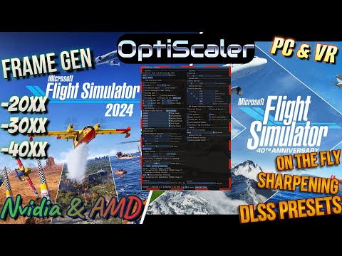 MSFS2020 & MSFS2024 *BEST* DLSS TOOL- FPS+, Clarity+, Performance+ Full tutorial-Time Stamped