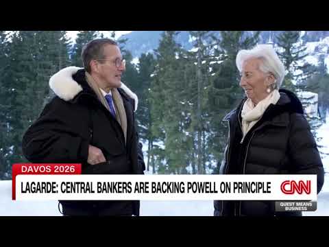 European Central Bank President Christine Lagarde on supporting central bank independence.
