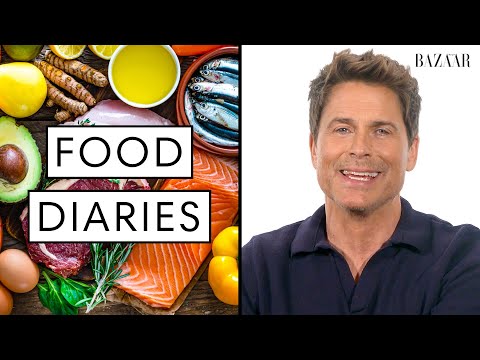 Everything Rob Lowe Eats In A Day | Food Diaries | Harper's BAZAAR