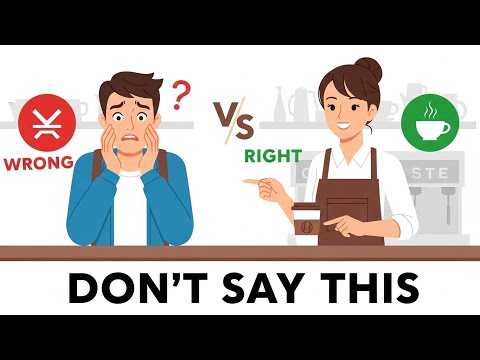 English in Daily Life – Ordering Coffee at a Café | Easy Practice (A1–A2)