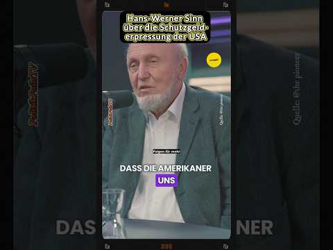 #hanswernersinn über die Schutzgelderpressung der USA #shortsfeed #geldpolitik #politikfailstv