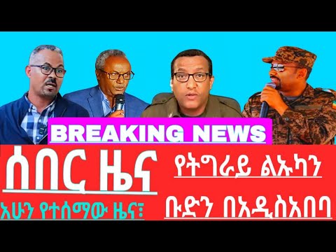 ሰበር ዜና፣ የትግራይ ልኡካን ቡድን በአዲስአበባ አሁን የተሰማ ዜና