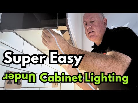 The Simple Way To Install Under Cabinet Lights!