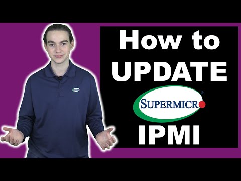 How to Update Supermicro IPMI - Supermicro Intelligent Remote Management Manual and Remote Update