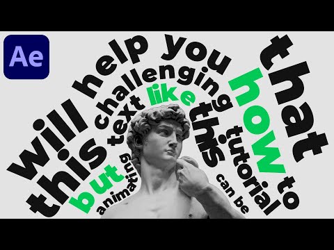 Typography Motion Graphics Animation in After Effects - After Effects Tutorial - Kinetic Typography