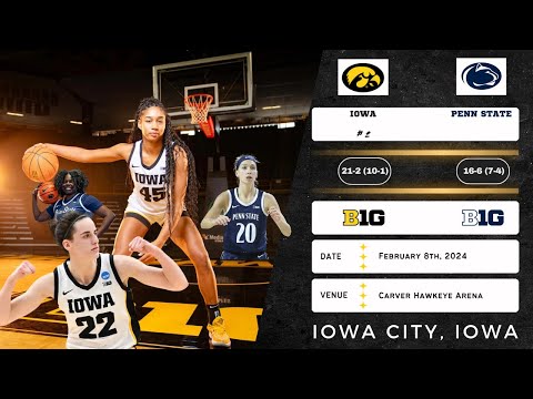 No. 2 Iowa vs Penn State | Big Ten | 2.8.24