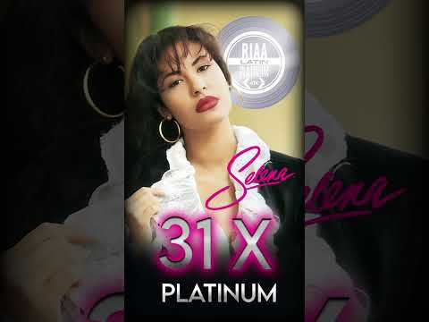 Selena’s “Amor Prohibido” reached an INCREDIBLE milestone – CERTIFIED RIAA 41x LATIN PLATINUM! 💿