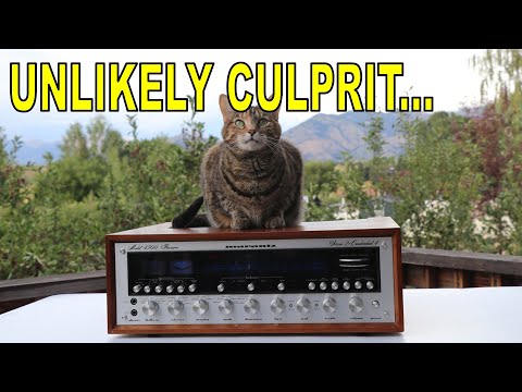 They bought a RESTORED Marantz and didn't even know it! Probably because it NEEDS WORK