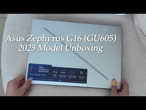 Asus ROG Zephyrus G16 (GU605) 2025 Model Unboxing