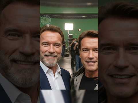 Is this for real? A crazy side-by-side of Terminator’s past and present 📸#selfie #Shorts 📸