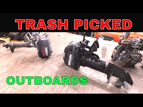 2 Free Small outboard Boat engines, Can They Be Saved?