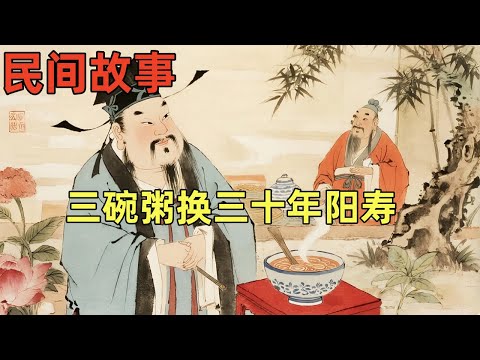 民间故事：三碗粥换三十年阳寿 #民间故事，#民间故事合集，#故事传说，#明朝奇案，#古代奇案，#民間故事，#民間故事合集，#故事傳說，#明朝奇案，#古代奇案，#奇闻异事，#奇聞異事