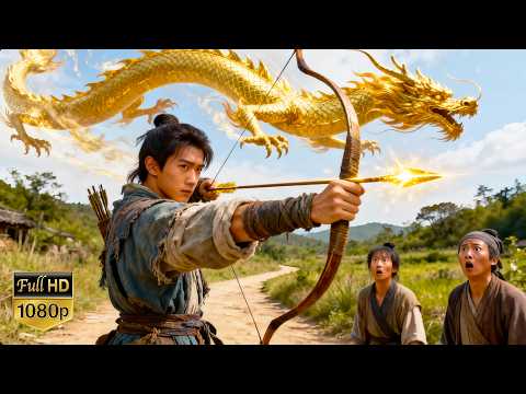 Born with divine strength, the young man shot an arrow through miles away, shocking everyone!