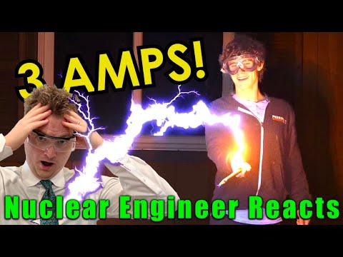 Nuclear Engineer Reacts to Styropyro "Is it the Volts or Amps that Kill?"