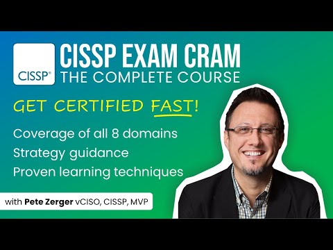 (REPLACED! NEW VERSION IN DESCRIPTION) - CISSP Exam Cram Full Course (All 8 Domains) - 2022 EDITION!