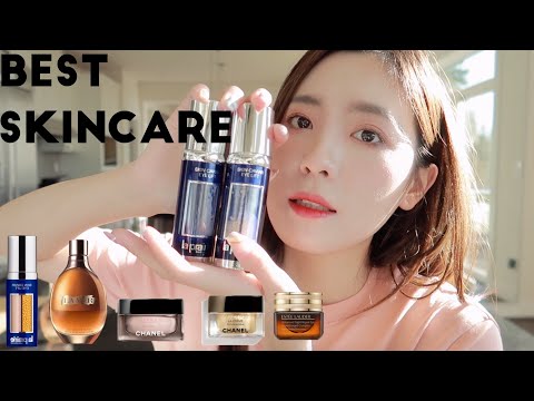 护肤品爱用🍑La Mer鎏金水|la prairie反重力眼精华|香奈儿紧致眼霜|chanel精萃面霜|Estee lauder眼霜