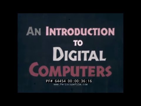 REMINGTON RAND UNIVAC  INTRODUCTION TO DIGITAL COMPUTERS  1960s MAINFRAME COMPUTING FILM  64454