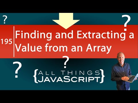 JavaScript Question: How Do I Find and Extract a Value from an Array?