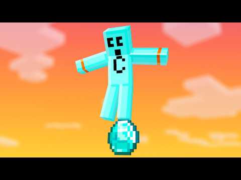 Minecraft but There's Only One Diamond Block