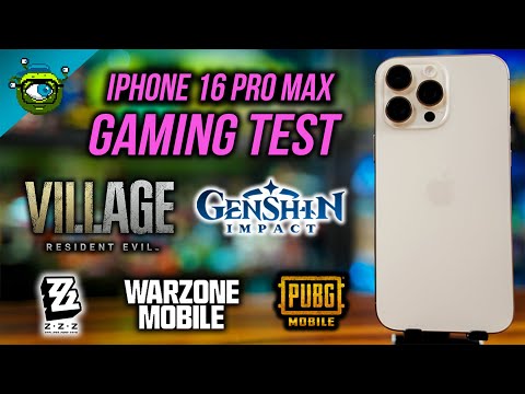 iPhone 16 Pro Max Gaming Test | Zenless Zone Zero, Genshin Impact, PUBG, COD: Warzone & RE: Village