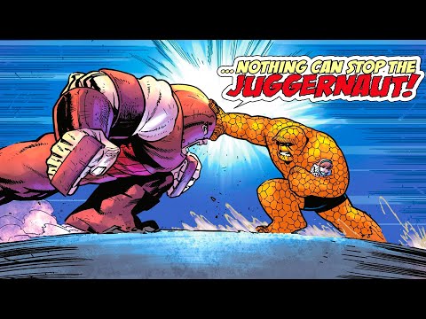 The Thing fights The Juggernaut