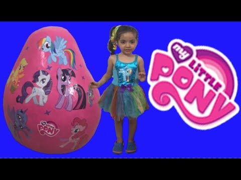 My Little Pony Giant Egg Surprise Opening Unboxing New MLP Toys + Princess Twilight Sparkle