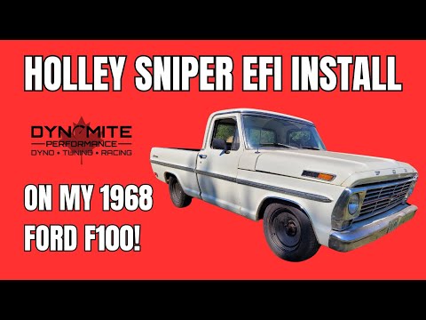 Holley Sniper EFI Install on my 1968 Ford F100 302 V8