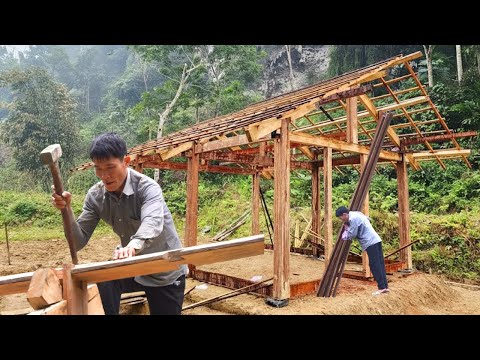 Building a Wooden House Alone | Solo Survival Journey to Create a New Life