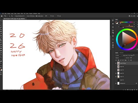 연하장그리기|  달력 일러 구상하기 🧐그림종합예능교양토크방송🎶🖋💘