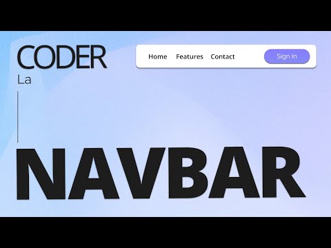 Code a responsive and animated Navbar from A to Z.